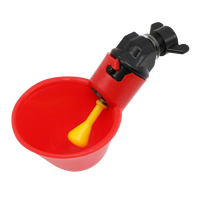 Nouvel abreuvoir automatique à tétine rouge pour volailles, petit abreuvoir pour pigeons, équipement d'élevage TyGoal, composants en plastique, abreuvoir pour poulets