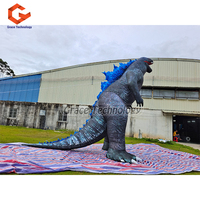 Modèle de Godzilla gonflable géant Modèle de dinosaure gonflable personnalisé Cartoon pour décoration