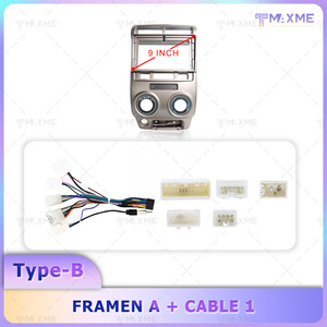 ขายส่ง<span class=keywords><strong>กรอบ</strong></span>วิทยุติดรถยนต์สีเงินเทาขนาด 9 นิ้ว สำหรับ TOYOTA AVANZA/Daihatsu ปี 2004-2012 พวงมาลัยขวา/ซ้าย พร้อมสายเคเบิล - Product Image 6