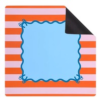 Tapis de jeu de Mahjong moderne de luxe américain, pliable, silencieux, antidérapant, imperméable, à rayures, imprimé plage, écologique, pour l'été