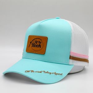 الجملة مخصص 5 لوحة أستراليا بلد رفيعة المستوى 2 المشارب شبكة ذيل حصان كاب قبعات سائقي الشاحنات مع لصقة جلدية - Product Image 2