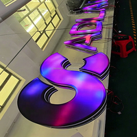 Letrero Luminoso Personalizado con Impresión 3D, Letras LED con Texto Personalizado para Tienda o Bar