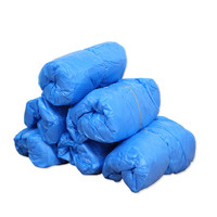 Couvre-chaussures en plastique jetables, 100 pièces, protection bottes imperméables, contre la pluie, chaussures, couvre-bottes