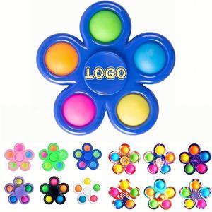 Juguete Antiestrés de Cinco Hojas con Burbujas y Música, Personalizable con Logotipo, para Niños - Product Image 1