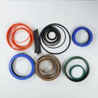 Kit Seal Silinder Hidrolik DYN JCB 3CX 4CX 50mm -20-100C 551-90191 Kit Perbaikan Ram Bucket untuk Backhoe Loader Telehandler