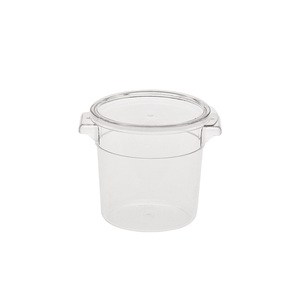 Şeffaf Ticari Mutfak Kutusu PC Gıda Saklama Kabı Seti Şeffaf Plastik Yuvarlak Kap Seti - Product Image 6