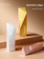 Nuevo Trofeo de Resina Personalizado, Creativo, Irregular, Grabado, Diseño Libre, Oro, Plata, Cobre, Premio Anual al Personal Destacado de la Empresa