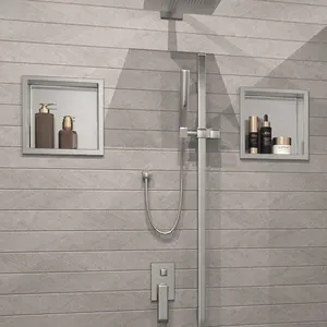 Design moderno ripiano in acciaio inox inserto parete nicchia doccia per arredamento bagno