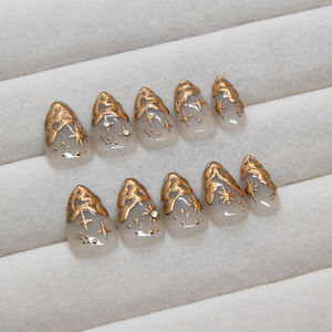 <span class=keywords><strong>Faux</strong></span> <span class=keywords><strong>ongles</strong></span> à presser en gros pour femmes avec adhésif puissant, longue durée, réutilisables pour kit de <span class=keywords><strong>manucure</strong></span> DIY avec colle Z926 - Product Image 4