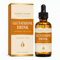 Boisson au Glutathion Végétalienne Sans OGM en Promotion avec PQQ et CoQ10 à Libération Liposomale – Complément Alimentaire