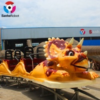 Suministro de fábrica Pista al aire libre Modelo de tren de fibra de vidrio Atractivo interior Escuela y parque de aventuras Uso para niños Parque de atracciones