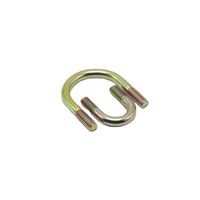Support de tuyau en acier inoxydable coloré, collier de serrage pour camion, boulons en U M7