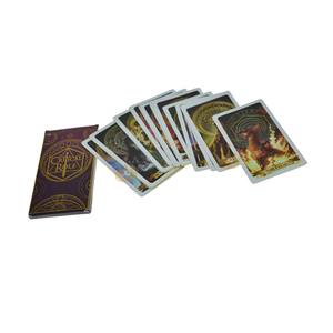 New Quality Plastic PVC Poker Smooth Waterproof Playing Cards Gold Plated Creative Gift Durable Poker Playing Card
