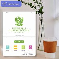 Film HD de qualité supérieure 2026 S Grade 240x325mm 13 pouces 4 couches TPU anti-reflet étanche ZhiMei Protection d'écran compatible avec les téléphones mobiles et les GPS