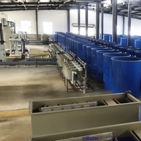 Équipement d'aquaculture pour les systèmes d'aquaponie d'intérieur, 300 m3