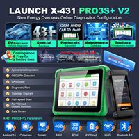 LAUNCH X-431 PRO3S+ V2 Scanner de diagnostic automobile avec SmartLink V4, diagnostic EV, commande vocale IA, J2534, CANFD, DoIP pour atelier de réparation