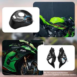 Modification complète de la coque de voiture en fibre de carbone pour Kawasaki ZX-6R 636 20-24 accessoires en carbone sec pour motos - Product Image 4