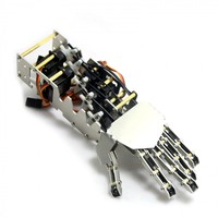 5DOF Humanoïde Cinq Doigts Métal Manipulateur Bras Gauche/Droite avec A0090 Servos pour Robot DIY