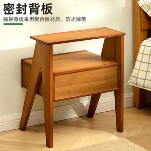 Multifunctional bedside <b>table</b>, simple and luxurious <b>small</b> home use, bedside storage shelf, side <b>table</b>, bedside storage cabinet. - Product Image 3