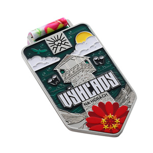 Medallas Personalizadas de Aleación de Zinc Fundidas a Presión, Medallas Deportivas de Esmalte 3D para Senderismo al Aire Libre, Logotipo Metálico para Eventos de Senderismo, Maratones y Recuerdos - Product Image 2
