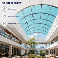 Plaque de polycarbonate transparente solide de 8 mm et 10 mm pour protection de machine, barrière acoustique industrielle, mur anti-bruit extérieur, usage intensif