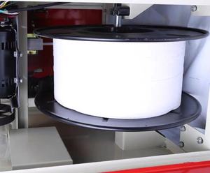 Machine à cerclage de cartons semi-automatique Hipac KZB-I, banc de travail de haute qualité, cercluse pneumatique 220V, longue durée de vie, vêtements - Product Image 5