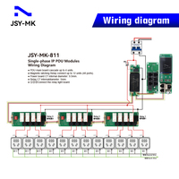 Módulo PDU IP con Control Remoto SNMP V3, Unidad de Distribución de Energía para Montaje en Rack, para Centro de Datos y Sala de Servidores