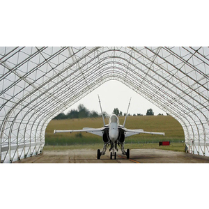 Tente de stockage moderne en PVC blanc, structure de charpente en acier, imperméable, préfabriquée, pour garage et entrepôt, très vendue - Product Image 3