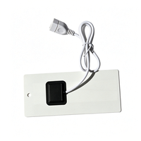 Panneau solaire monocristallin 1,2W 5V avec sortie USB, chargeur solaire portable DIY pour téléphone portable et camping