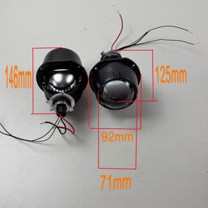 Paire de lampes LED pour voiture H4 H7 9005 9006 HB3 <span class=keywords><strong>HB4</strong></span> 2,5 POUCES <span class=keywords><strong>51W</strong></span> Intégré Faisceau haut et bas Double lentille DC9-16V - Product Image 5