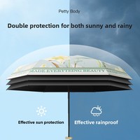 Nouveau parapluie publicitaire à motif de fleurs, parapluie cadeau, parapluie pour dames, cadeau d'hôtel, parapluie souvenir