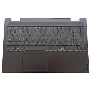 Original Nouveau pour Lenovo Yoga 7-15ITL5 Majuscule Palmrest Clavier Rétro-Éclairé Pavé Tactile Assemblage Partie Gris 5CB1A22487 - Product Image 1