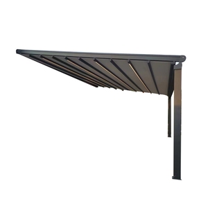 Pergola en aluminium rétractable pour extérieur, toit imperméable en PVC, <span class=keywords><strong>auvent</strong></span> motorisé électrique, parasol pliable pour patio, <span class=keywords><strong>auvent</strong></span> automatique - Product Image 4