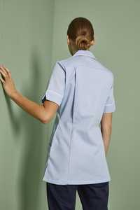 <span class=keywords><strong>Blouse</strong></span> de personnel d'entretien hôtelier, printemps automne, manches courtes, couleur personnalisée, logo, polyester/coton, tenue de femme de chambre, serveur, serveuse - Product Image 3