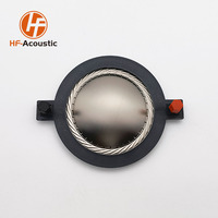 Pièces de rechange 74.4mm 2.95 pouces Tweeter Remplacement Diaphragme Titane Compression Driver Pièces DE82-P