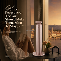 Diffuseur d'arômes d'ambiance sans eau, électrique, intelligent, en métal, USB, 1000 ml, pour grands espaces (1800 m²), idéal pour les halls d'hôtels de luxe commerciaux