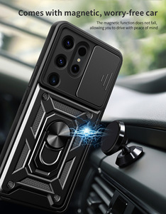Funda Protectora Rígida con Soporte Magnético para Teléfono Móvil Xiaomi Mi 14 13 <span class=keywords><strong>Pro</strong></span> 13T <span class=keywords><strong>12T</strong></span> <span class=keywords><strong>Redmi</strong></span> 13C 12C 9A Note 13 12 12S 4G - Product Image 6