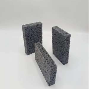 Hoge Kwaliteit Op Maat Gemaakte Houtpulp Spons Schuurbak Reinigingsbenodigdheden Fabriek Groothandel Keuken Essentials - Product Image 4