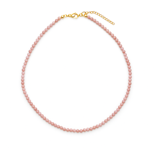 Collier à un seul brin de perles en pierre naturelle - Product Image 3