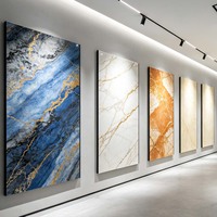 Panneau mural 3D en PVC imperméable et ignifuge moderne 122*244cm pour la décoration des murs de la salle de bain, du salon et de la salle de sport