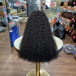 Peluca de Cabello Humano Súper Doble Trama Personalizada de Venta Caliente, Rizado Increíble, Peluca Frontal de Encaje HD 13x6 de 20 Pulgadas, Cabello Vietnamita Color Natural - Product Image 2