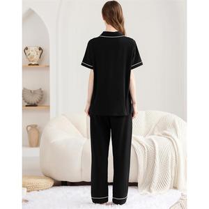Loungewear Phụ Nữ Jersey Bộ Bông Đồ Ngủ Đồ Ngủ Cho Phụ Nữ Thiết Lập - Product Image 5