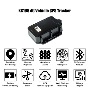 Dispositivo de Rastreo GPS para Vehículos 4G Fuel KS168 con Apagado Remoto del Motor, Rastreador GPS 4G Compatible con Búsqueda de Autos y Camiones - Product Image 2