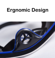 Miroir de surface de plongée intégré Masque de plongée Lunettes de chasse sous-marine Valve nasale ovale Len unique Lunettes de plongée en acier inoxydable SUS304