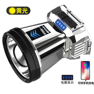 Faro de copa de luz grande LED cabeza calva fuerte que usa luz de minería de trabajo al aire libre Luz de pesca de pantalla en vivo de larga duración - Product Image 3