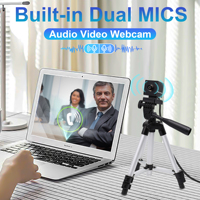 ELP Auto Focus 4K Webcam con micrófono para PC portátil IMX415 Mini UVC USB Cámara de visión artificial para Raspberry PI Jetson Nano