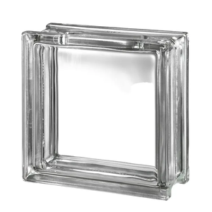 Mẫu mới/Kích thước thiết kế rõ ràng 190*190*80mm khối thủy tinh rỗng tinh thể trang trí độ dày 80/50mm không có cạnh Trắng - Product Image 2