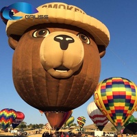 Ballons publicitaires gonflables géants personnalisés en forme d'animaux de dessin animé, modèles de montgolfières flottantes
