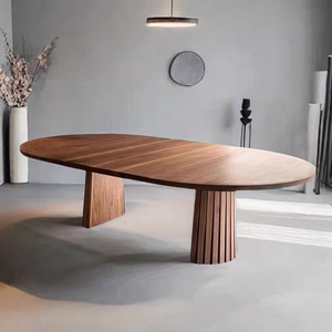 Tavoli da Pranzo in <span class=keywords><strong>Legno</strong></span> Turco Eleganti e Trasformabili per Sala da Pranzo, Disponibili in Due Misure, Stile Cinese - Product Image 2