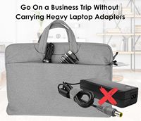 USB-C zu DC Adapter 10-teiliges Stromstecker-Set Universelles Ladegerät 100W PD Stromkabel & 5,5x2,5mm Rundstecker für Laptops